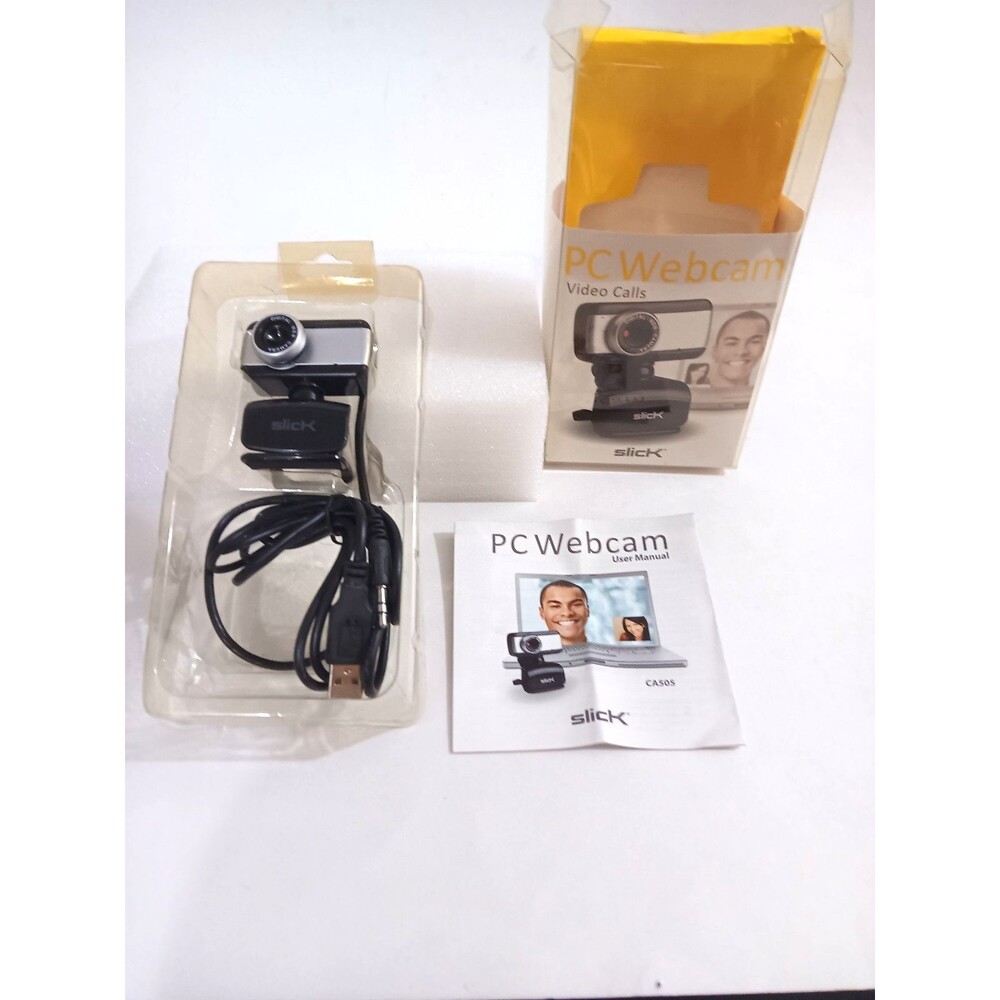 Slick Brand PC WEBCAM VIDEO CALLS WORKS WITH SKYPE! NOB Portable CA505